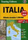 TOURING, Italia atlante stradale 1:200.000  2014-2015