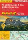 GPS & 3D MAPS, Val Gardena-Alpe di Sius . Carta 1:25.00 e 3D