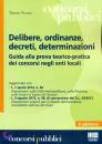 TESSARO TIZIANO, Delibere ordinanze decreti determinazioni