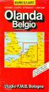 immagine di Olanda Belgio Lussenburgo  carta strad 1:300.000