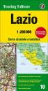 TOURING EDITORE, Lazio. Carta stradale  1:200.000