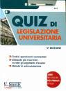 SIMONE, Quiz di legislazione universitaria