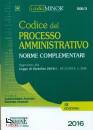 PAGANO ALESSANDRO/ED, Codice del processo amministrativo