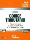 DI DIO - PEZZINGA, Codice tributario 2016