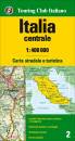 immagine di Italia centrale. Carta stradale 1:400.000