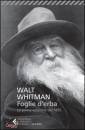 Whitman Walt, Foglie d
