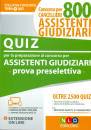 NEL DIRITTO, 800 assistenti giudiziari QUIZ
