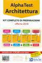 ALPHA TEST, Architettura. kit completo di preparazine 4 volumi