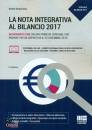 SERGIACOMO ANDREA, La nota integrativa al bilancio 2017