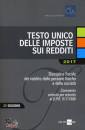 immagine di Testo unico delle imposte sui redditi 2017