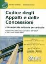 CONTESSA - CROCCO, Codice degli Appalti e delle Concessioni