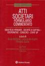 immagine di Atti societari Formulario commentato