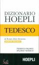 BRENTANO RENATE M., Tedesco - Dizionario Hoepli Edizione tascabile