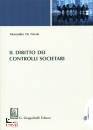 DE NICOLA ALESSANDRO, Il diritto dei controlli societari