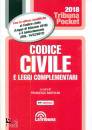 BARTOLINI FRANCESCO, Codice civile e leggi complementari