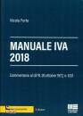 FORTE NICOLA, Manuale IVA 2018