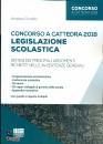 BOCCIA PIETRO, Concorso a cattedre 2018 legislazione scolastica