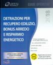 CENTRO STUDI FISCALE, Detrazioni Recupero edilizio 2018
