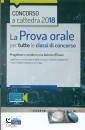 EDISES, La prova orale per tutte le classi di concorso