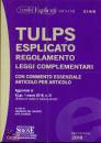 DEL GIUDICE CHIAESE, TULPS esplicato Regolamento Leggi compl. 2018