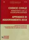 SIMONE, Appendice di aggiornamento 2018 - Codice Civile