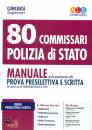 NEL DIRITTO, 80 commissari polizia di Stato Manuale