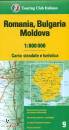 immagine di Romania Bulgaria Moldova  Carta 1:800.000
