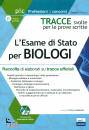 SARTORIS STEFANIA/ED, Eame di Stato per Biologi Tracce svolte