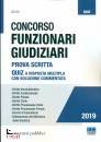 MAGGIOLI, Concorso funzionari giudiziari 2019  prova scritta
