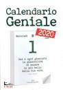 MY LIFE, Calendario geniale 2020  Calendario a strappo