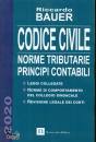 immagine di Codice civile 2020 Norme tributarie Principi cont.