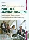TABACCI CARLO, I test attitudinali per i concorsi della P.A.