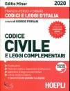 immagine di Codice civile e leggi complementari Febbraio 2020