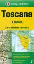 TOURING EDITORE, Toscana. Carta stradale 1:200.000