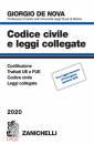 immagine di Codice civile e leggi collegate 2020