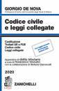 DE NOVA GIORGIO, Codice civile e leggi collegate + triburario 2020