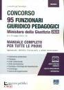 TRAMONTANO LUIGI/ED, 95 Funzionari giuridico pedagogici Min. giustizia