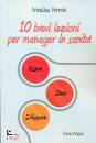 immagine di 10 brevi lezioni per manager in sanita