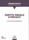 MASSARO ANTONELLA/ED, Diritto penale e privacy