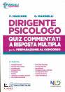 MARCHINI - MARINELLI, Dirigente psicologo Quiz commentati