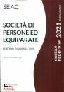 CENTRO STUDI FISCALE, Societ di persone ed equiparate 2021