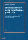 CAMPESAN DARIO, Il licenziamento nella liquidazione giudiziale