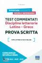 ARDONE VIOLA, Test commentati Discipline letterarie Latino greco
