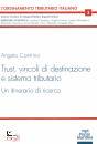 CONTRINO ANGELO, Trust Vincoli di destinazione e sistema tributaria
