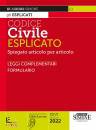 SIMONE, Codice Civile Esplicato spiegato Art. per Articolo