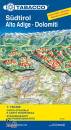 immagine di Sudtirol Alto Adige Dolomiti 1:150.000 panoramica