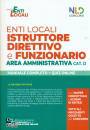 NEL DIRITTO, Istruttore direttivo e funzionario Area amm. Cat D