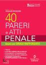 MASSARO ANTONELLA, 40 pareri e atti Penale Ideale orale rafforzato