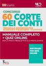 NEL DIRITTO, 60 posti Corte dei Conti  Personale amministrativo
