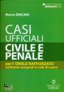 ZINCANI MARCO, Casi ufficiali di civile e penale Orale rafforzato